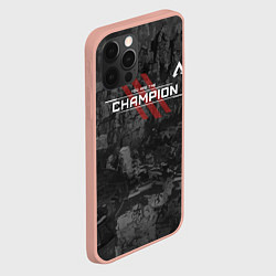 Чехол для iPhone 12 Pro Max You Are The Champion, цвет: 3D-светло-розовый — фото 2