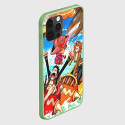 Чехол для iPhone 12 Pro Max One Piece, цвет: 3D-салатовый — фото 2
