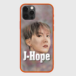 Чехол для iPhone 12 Pro Max BTS J-Hope, цвет: 3D-красный