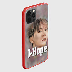 Чехол для iPhone 12 Pro Max BTS J-Hope, цвет: 3D-красный — фото 2