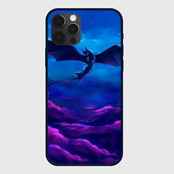 Чехол для iPhone 12 Pro Max Неоновая фурия, цвет: 3D-черный
