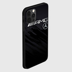 Чехол для iPhone 12 Pro Max Mercedes AMG, цвет: 3D-черный — фото 2