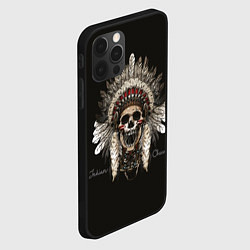 Чехол для iPhone 12 Pro Max Индеец Чероки, цвет: 3D-черный — фото 2