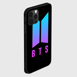 Чехол для iPhone 12 Pro Max BTS: Neon Night, цвет: 3D-черный — фото 2