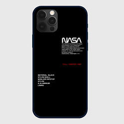 Чехол для iPhone 12 Pro Max NASA, цвет: 3D-черный