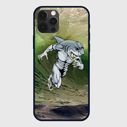 Чехол для iPhone 12 Pro Max Great White, цвет: 3D-черный