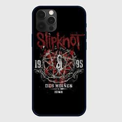 Чехол для iPhone 12 Pro Max Slipknot 1995, цвет: 3D-черный
