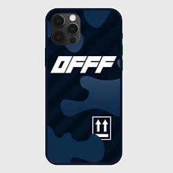 Чехол для iPhone 12 Pro Max Off-White, цвет: 3D-черный