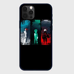 Чехол для iPhone 12 Pro Max Boku No Hero Academia minimal, цвет: 3D-черный