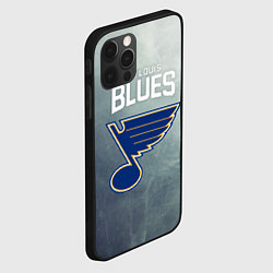 Чехол для iPhone 12 Pro Max St Louis Blues, цвет: 3D-черный — фото 2