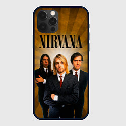 Чехол для iPhone 12 Pro Max Nirvana, цвет: 3D-черный