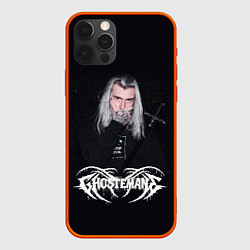 Чехол для iPhone 12 Pro Max GHOSTEMANE, цвет: 3D-красный