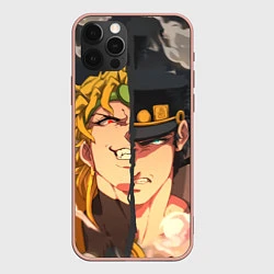 Чехол для iPhone 12 Pro Max Dio Brando x Jotaro, цвет: 3D-светло-розовый