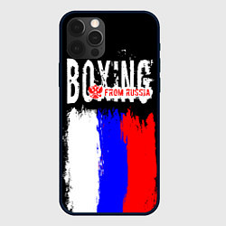 Чехол для iPhone 12 Pro Max Boxing from Russia, цвет: 3D-черный