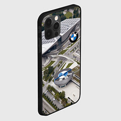 Чехол для iPhone 12 Pro Max BMW city, цвет: 3D-черный — фото 2