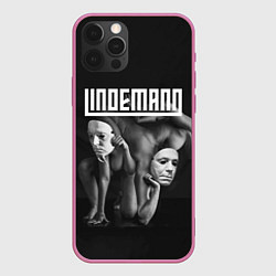 Чехол для iPhone 12 Pro Max LINDEMANN, цвет: 3D-малиновый