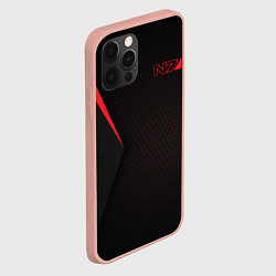 Чехол для iPhone 12 Pro Max Mass Effect N7, цвет: 3D-светло-розовый — фото 2