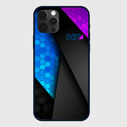 Чехол для iPhone 12 Pro Max Mass Effect N7, цвет: 3D-черный