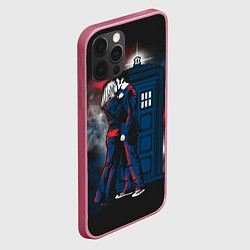 Чехол для iPhone 12 Pro Max Doctor Who, цвет: 3D-малиновый — фото 2