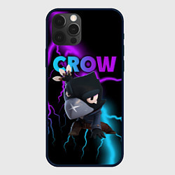 Чехол для iPhone 12 Pro Max Brawl Stars CROW, цвет: 3D-черный