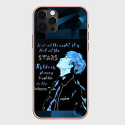 Чехол для iPhone 12 Pro Max Stray Kids, цвет: 3D-светло-розовый