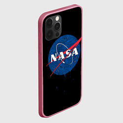 Чехол для iPhone 12 Pro Max NASA Краски, цвет: 3D-малиновый — фото 2