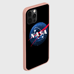 Чехол для iPhone 12 Pro Max NASA Black Hole, цвет: 3D-светло-розовый — фото 2