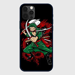 Чехол для iPhone 12 Pro Max One Piece, цвет: 3D-черный