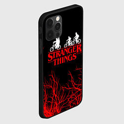 Чехол для iPhone 12 Pro Max STRANGER THINGS, цвет: 3D-черный — фото 2