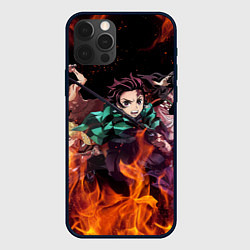 Чехол для iPhone 12 Pro Max KIMETSU NO YAIBA, цвет: 3D-черный