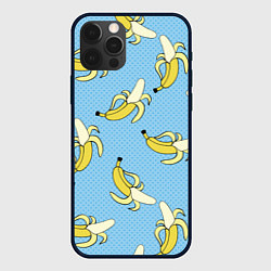 Чехол для iPhone 12 Pro Max Banana art, цвет: 3D-черный