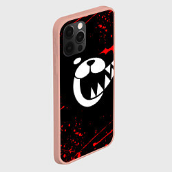 Чехол для iPhone 12 Pro Max MONOKUMA, цвет: 3D-светло-розовый — фото 2