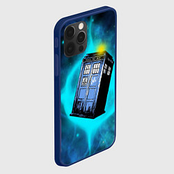 Чехол для iPhone 12 Pro Max Doctor Who, цвет: 3D-тёмно-синий — фото 2