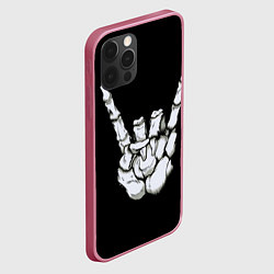 Чехол для iPhone 12 Pro Max Rock, цвет: 3D-малиновый — фото 2