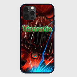 Чехол для iPhone 12 Pro Max Terraria, цвет: 3D-черный