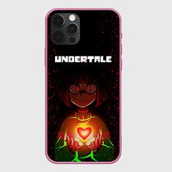 Чехол для iPhone 12 Pro Max UNDERTALE CHARA, цвет: 3D-малиновый