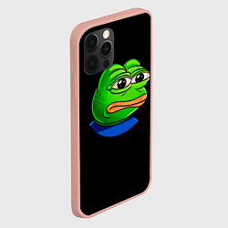 Чехол для iPhone 12 Pro Max Frog, цвет: 3D-светло-розовый — фото 2