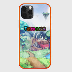 Чехол для iPhone 12 Pro Max TERRARIA, цвет: 3D-красный