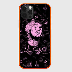 Чехол для iPhone 12 Pro Max LIL PEEP, цвет: 3D-красный