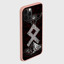 Чехол для iPhone 12 Pro Max Один, цвет: 3D-светло-розовый — фото 2