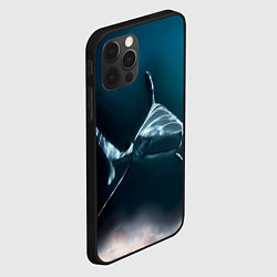 Чехол для iPhone 12 Pro Max Акула, цвет: 3D-черный — фото 2
