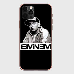 Чехол для iPhone 12 Pro Max Eminem, цвет: 3D-светло-розовый