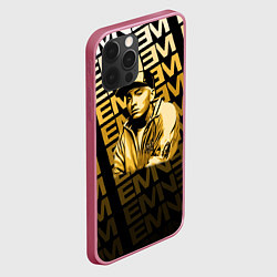 Чехол для iPhone 12 Pro Max Eminem, цвет: 3D-малиновый — фото 2