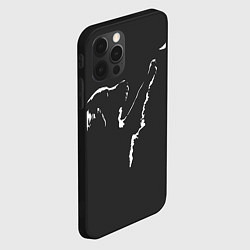 Чехол для iPhone 12 Pro Max Лунопёс, цвет: 3D-черный — фото 2