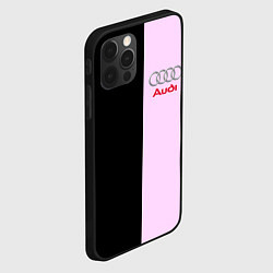 Чехол для iPhone 12 Pro Max AUDI, цвет: 3D-черный — фото 2