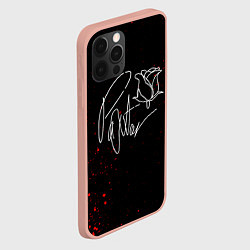 Чехол для iPhone 12 Pro Max Payton Moormeier: Black Style, цвет: 3D-светло-розовый — фото 2