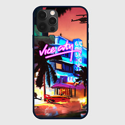 Чехол для iPhone 12 Pro Max GTA: VICE CITY, цвет: 3D-черный