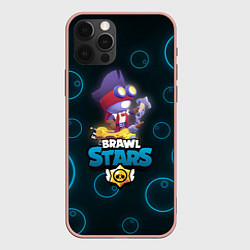 Чехол для iPhone 12 Pro Max Brawl Stars Captain Carl, цвет: 3D-светло-розовый