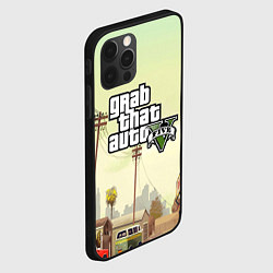 Чехол для iPhone 12 Pro Max GTA 5, цвет: 3D-черный — фото 2