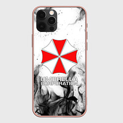 Чехол для iPhone 12 Pro Max UMBRELLA CORP, цвет: 3D-светло-розовый